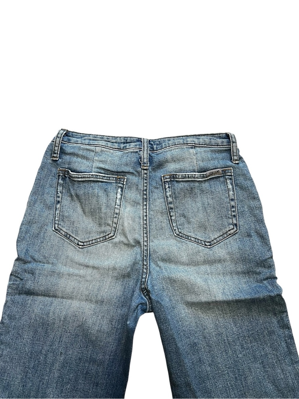 Joe’s Jeans High Rise Straight Crop Utility Jeans Relaxed Mom Fit Light Wash - Picture 8 of 11